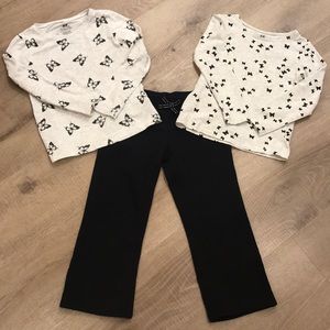 Size 5 Jumping Beans Pant & Two Sz 4-6 H&M Tops